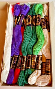 Vintage Clark’s - Anchor - Stranded Cotton - 17 x 8 Metre Skeins - Multi-Colours - Picture 1 of 9
