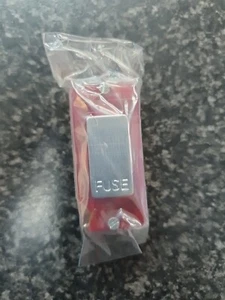 Grid-IT SAtin Chrome 13A Fuse Grid Fix Module with a RED Neon CODE: IFNrSC - Picture 1 of 2