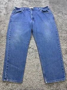LL Bean Jeans Mens 42x29 Relaxed Fit Workwear Double L Comfort Waist Denim Vtg - Picture 1 of 10