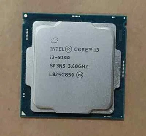 Intel Core i3-8100 SR3N5 CPU Processor 3.6GHz Quad-Core LGA1151 Socket 6MB - Picture 1 of 2