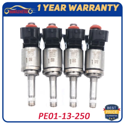 New Fuel Injector For Mazda 3 2.0L 2012-2013 CX-5 2.0L 2013-2014 PE01-13-250B - Image 1 of 4