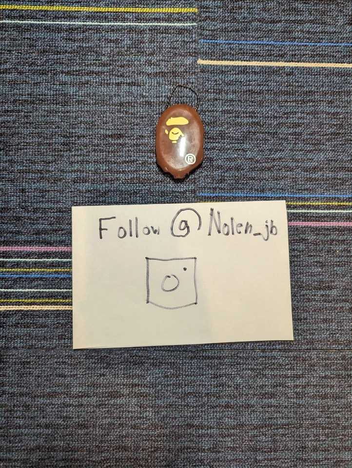 Brown BAPE HEAD Bape Coin Purse - Image 1 of 3