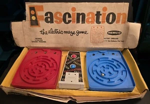 Vintage 1961 Remco Faszination Das elektrische Labyrinth Spiel 838 Teile mit Box - Bild 1 von 11