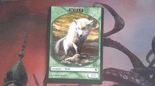 1X Wolf Innistrad Tokens SEE PICTURES MISCUT MTG CARD