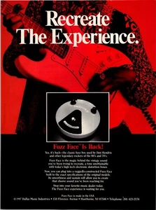 VINTAGE 1987 FUZZ FACE GITARRENPEDAL DRUCKANZEIGE - Bild 1 von 1