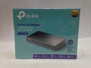 TP-LINK TL-SF1008P 8 Port 10/100Mbps Desktop Unmanaged Switch w/ 4-Port PoE -...