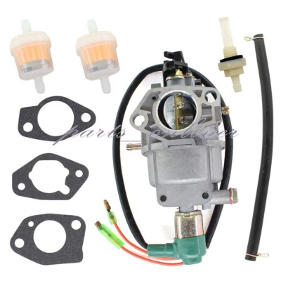 Carburetor Carb For HUAYI 140 HY140 Gas Generator Assembly With Fuel Filter Line - Image 1 of 4