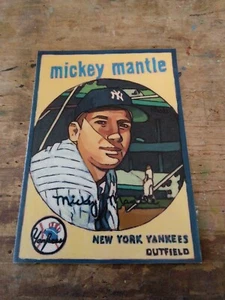 Baseball Art Card Print of Mickey Mantle, 1959 - Picture 1 of 2