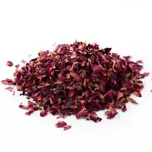 Organic Edible Sundried Rose Petals Quality Red Roses Herbal Tea Cakes Deco - Picture 1 of 4