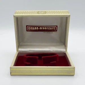 GIRARD-PEREGAUX UHRENBOX WATCH BOX CASE MIT UMKARTON RAR 2 VINTAGE - Picture 1 of 5