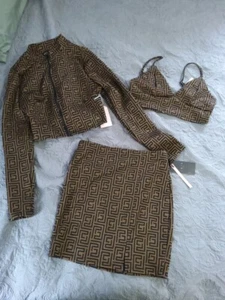 Set 3 pezzi gonna donna Iris taglia small nuova con etichette - Foto 1 di 3