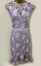 lipsy horn button wrap dress