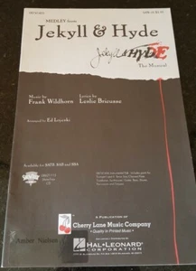 Jekyll and Hyde The Musical Medley SATB Hal Leonard Corp spartiti musicali - Foto 1 di 2