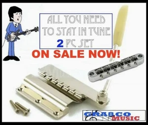 USA SALE! WD Short Maestro Vibrola Tremolo, Roller Bridge Nickel for Gibson SG - Picture 1 of 3