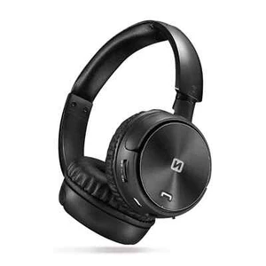 Swissten Comfort Trix Micro FM Bluetooth Headphones - Black - Picture 1 of 7