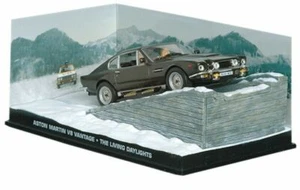 JAMES BOND - 1/43 ASTON MARTIN V8 WITH SKIS - THE LIVING DAYLIGHTS - EAGLEMOSS - Picture 1 of 4