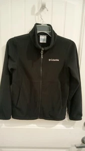 Girls Columbia Fleece Full Zip Jacket Black M - Picture 1 of 5