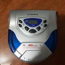 AUDIOVOX DISCMAN Portable Player 40sec Compact Disc. Anti-Shock. CE142AR