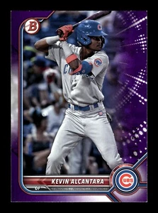 KEVIN ALCANTARA ⚾ 2022 Bowman Draft #BD-86 Purple #/250 Chicago Cubs - Picture 1 of 2