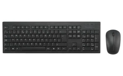 KM150 EQ Wireless Keyboard & Mouse Deskset, Black - K75562UK - Image 1 of 4