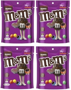 92015 4 X 130G BOLSA COMPARTIDA M&M'S M&MS CHOCOLATE CARAMELO SABOR BROWNIE CARAMELOS - Imagen 1 de 3