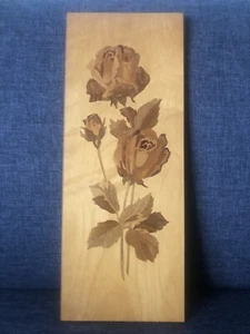 Intarsienbild aus Edelhölzern 60-ziger Jahre - Bild 1 von 1