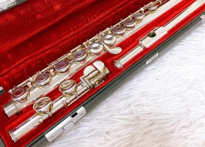 YAMAHA Flute YFL-311 NICKEL SILVER INSTRUMENT Music with Hard case E-mechanism - Image 1 of 4