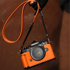 Cam-in Leather Camera Half Case With Strap For Nikon ZF Camera - Picture 1 of 67