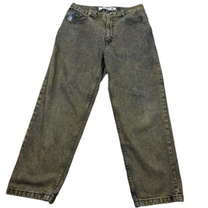 Pantalones de mezclilla Polar 93 amarillo negro talla 32 - Imagen 1 de 8