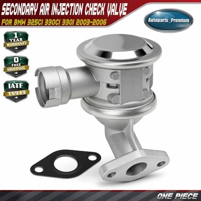 Válvula de retención de inyección de aire secundaria para BMW 325Ci 330Ci 330i 2003-2006 X3 04-06 Foto 1 de 4