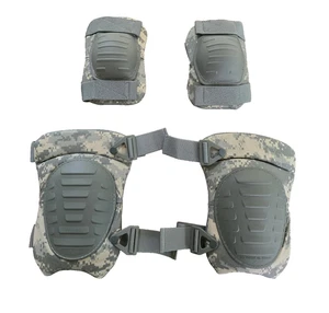 USGI McGuire Nicholas ACU Tactical Adjustable One-Size Knee & Elbow Pad Set NEW - Picture 1 of 8