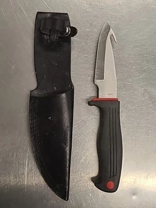 Kershaw KAI 1014 Elk Skinner Japan Fixed Blade Gut Hook Hunting Knife w Sheath - Picture 1 of 6