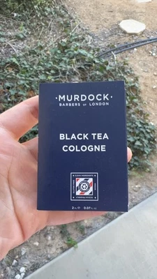Mens MURDOCK London Black Tea British Cologne .07oz Travel Vials - Image 1 of 3
