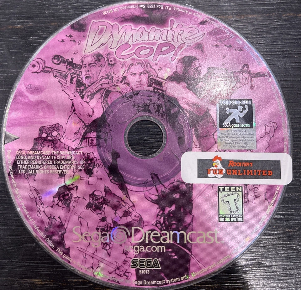 Dynamite Cop - Sega Dreamcast - Solo disco Foto 1 de 1