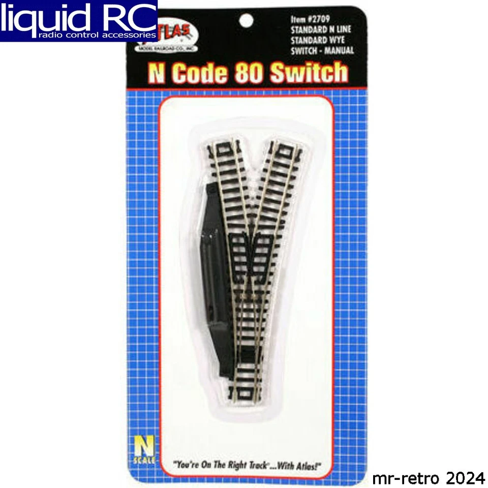 Atlas Trains 2709 N Code 80 Manual Wye Turnout - Image 1 of 1