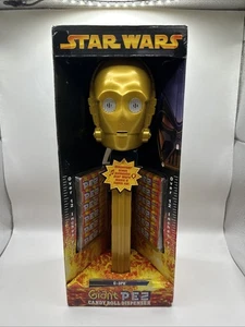 🔥STAR WARS C-3PO Dispenser rotolo di caramelle gigante PEZ, musicale, 2005 nuovo con scatola!🔥 - Foto 1 di 9