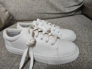 J.Crew Damenschuhe Größe 7,5 Sneaker weiß Schnürschuhe - Bild 1 von 7