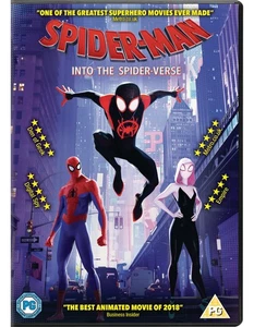 Spider-Man: Into the Spider-verse (DVD) Shameik Moore Jake Johnson Nicholas Cage - Picture 1 of 2