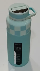 Brumate Rotera 35oz Touch Free Water Bottle Seafoam Checker - Picture 1 of 4