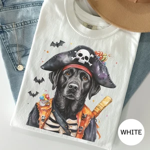 Labrador Retriever Halloween Dog Lover Pet T-shirt Gildan Shirt Sweatshirt - Picture 1 of 4