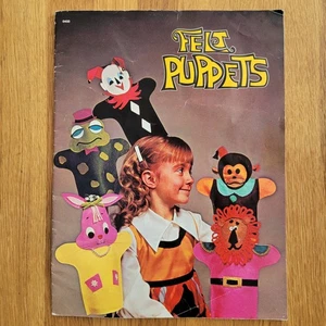Vintage Filz Puppen Musterbuch 1973 Mangelsens 17 Designs & Anleitungen - Bild 1 von 7
