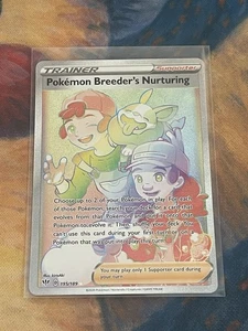 Pokemon Breeder's Nurturing (Secret) 195/189 Swsh03: Darkness Ablaze Holo - Picture 1 of 2