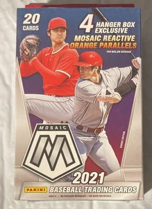 LOTE DE 5 CAJAS COLGANTES SELLADAS DE FÁBRICA DE BÉISBOL PANINI MOSAIC 2021 LOTE DE 5 - Imagen 1 de 2