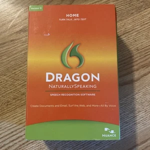 Dragon Naturally Speaking Home Version 11 With Head Set Brand NEW SEALED - Picture 1 of 7