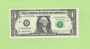 1999* ..UNCIRC 1 $ E 0096 8089 * .... 1999 1 $ E-* STAR NOTE FRN - Bild 1 von 2