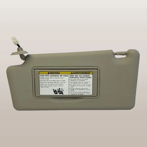 2013-2021 Nissan Frontier Front Left Driver Sun Visor Shades Mirror TAN Used. - Image 1 of 1