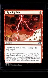 2022 MTG Magic The Gathering GN3 Game Night #83 Lightning Bolt - Picture 1 of 2