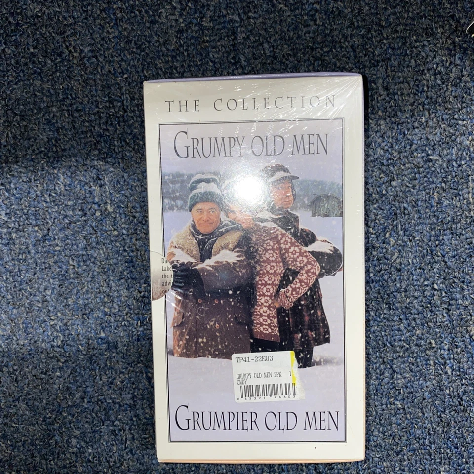 Vintage Grumpy & Grumpier Old Men 1 & 2 VHS Cassette Tape Boxed Set New  - Image 1 of 4