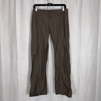 Patagonia Trousers Womens Size 6 Brown Organic Cotton Hiking Canvas Pants Lady* - Image 1 of 4
