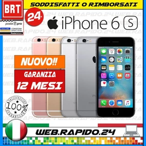 NEU_SMARTPHONE APPLE IPHONE 6S 16GB 64GB 128GB ALLE FARBEN GARANTIE ITALIEN - Bild 1 von 7